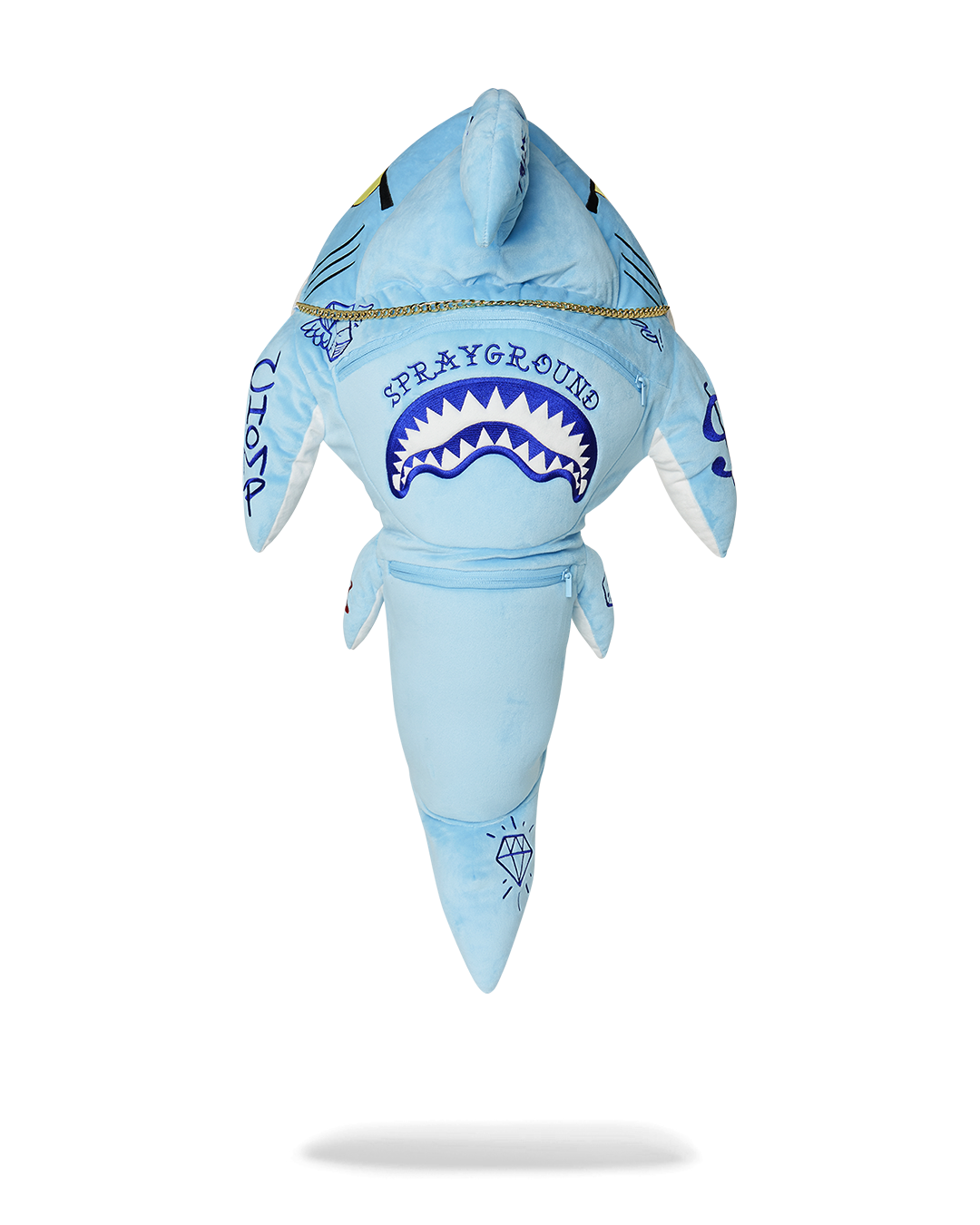 SPRAYGROUND® BACKPACK STUFFED SAVAGE HOODY BACKPACK SHARK
