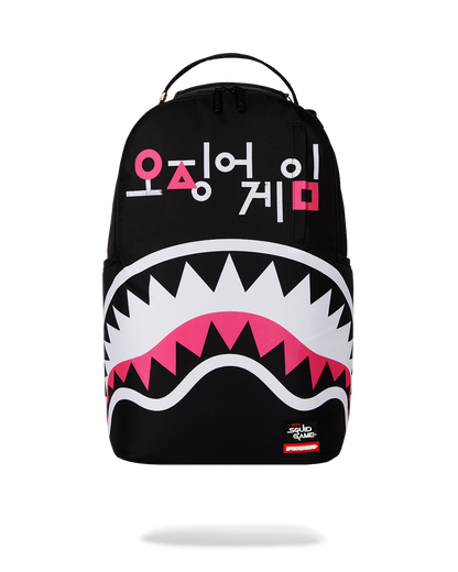 SPRAYGROUND® BACKPACK SQUID GAME LOGO SHARK MOUTH DLXR BACKPACK