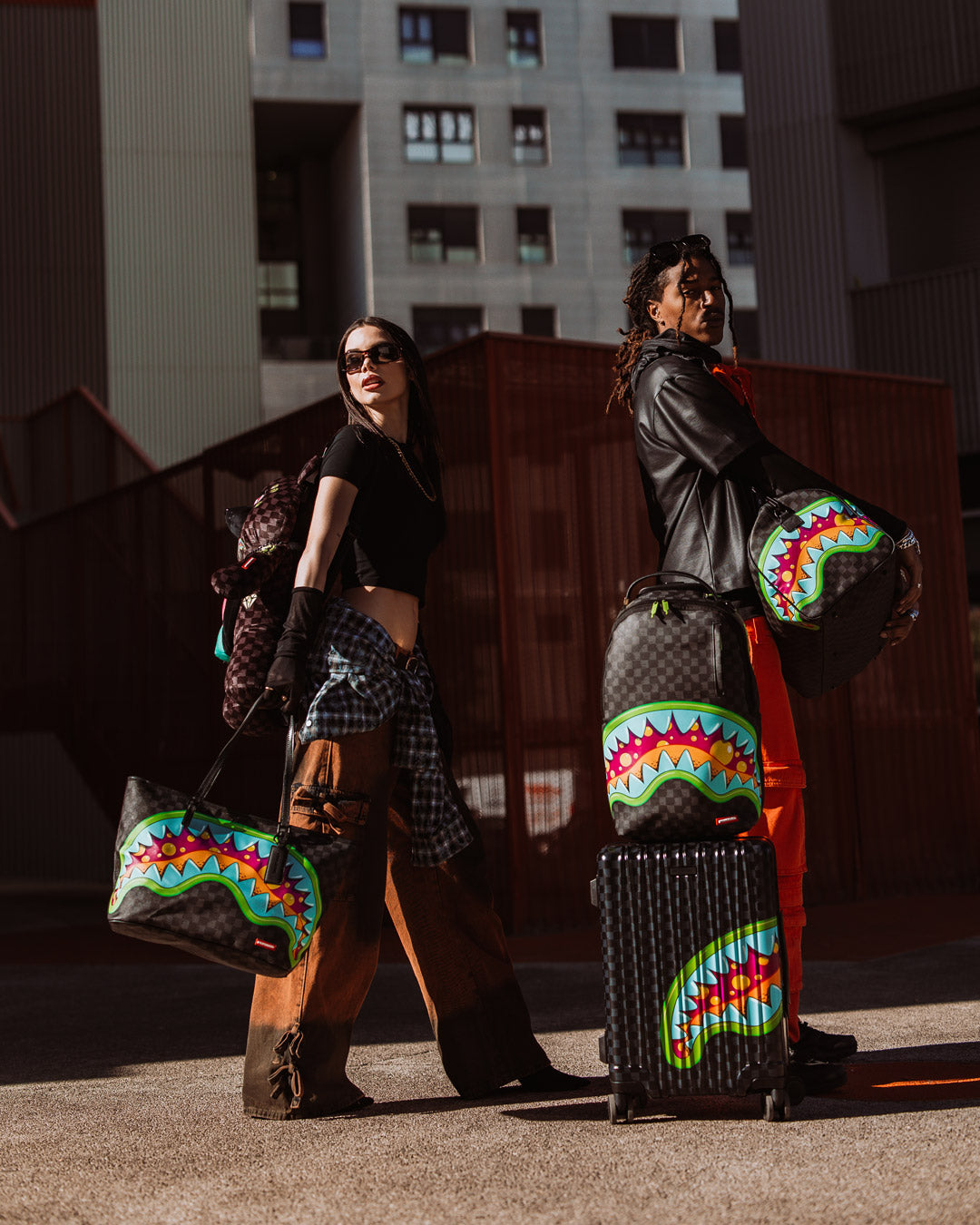 SPRAYGROUND® DUFFLE SLIME TAKEOVER DUFFLE