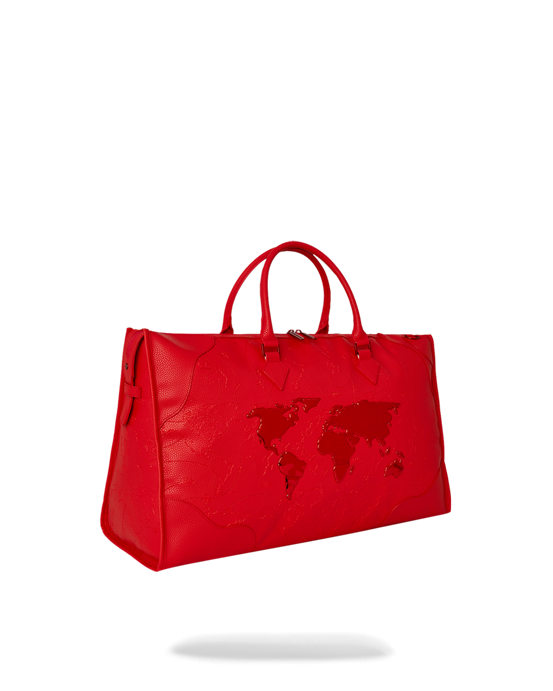 SPRAYGROUND® DUFFLE JAMES GLOBAL RED PYRAMID LARGE DUFFLE