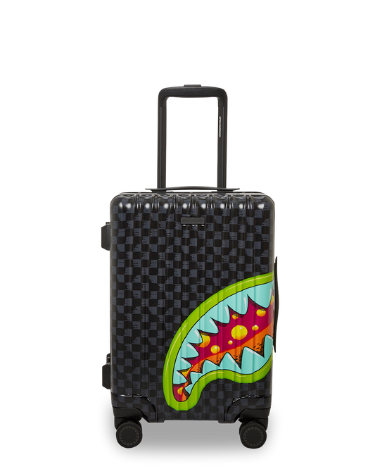 SPRAYGROUND® LUGGAGE SLIME TAKEOVER HARD SHELL CARRY-ON LUGGAGE