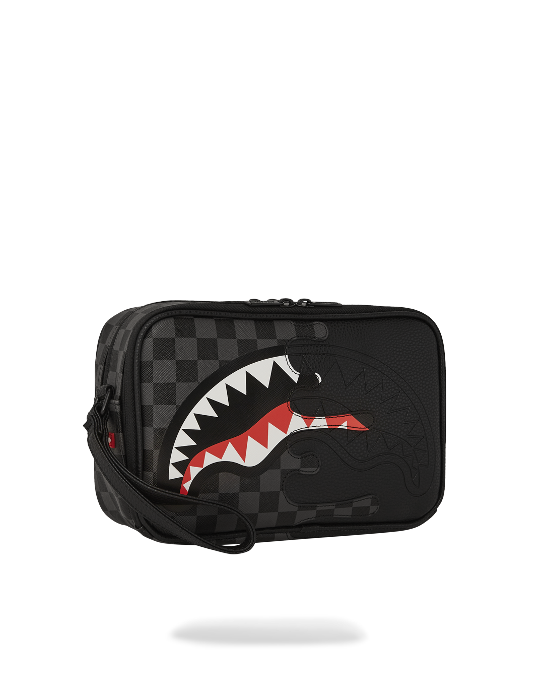 SPRAYGROUND® TOILETRY UNFINISHED SHARK TOILETRY BAG