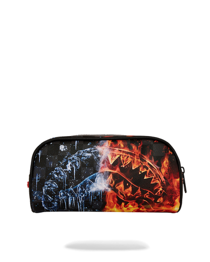 SPRAYGROUND® POUCH FIRE & ICE SHARK POUCH