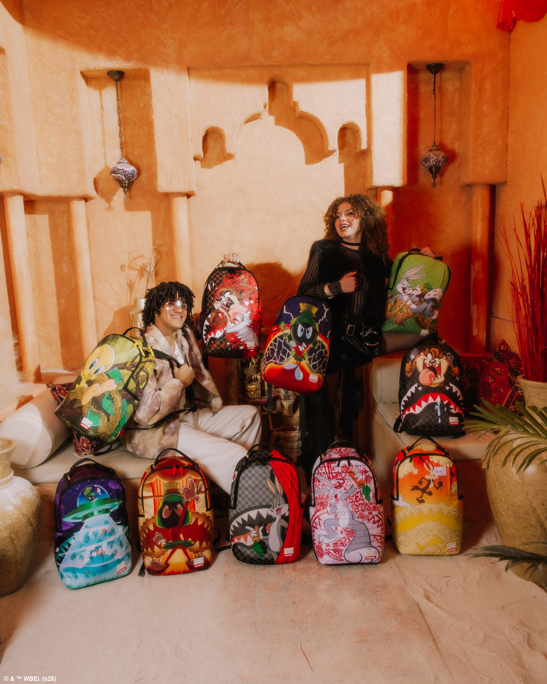 SPRAYGROUND® BACKPACK LOONEY TUNES TAZ EAT SHARK BACKPACK