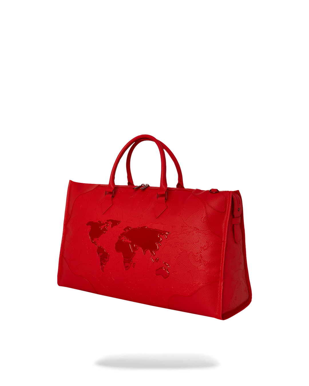 SPRAYGROUND® DUFFLE JAMES GLOBAL RED PYRAMID LARGE DUFFLE