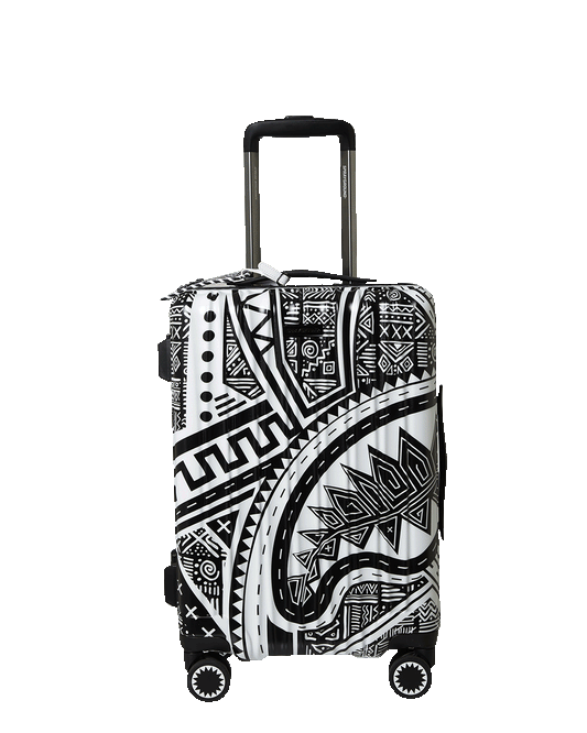 SPRAYGROUND® LUGGAGE A.I. AFRICAN INTELLIGENCE THE SKYHAWK CARRY-ON LUGGAGE - SANDFLOWER COLLAB