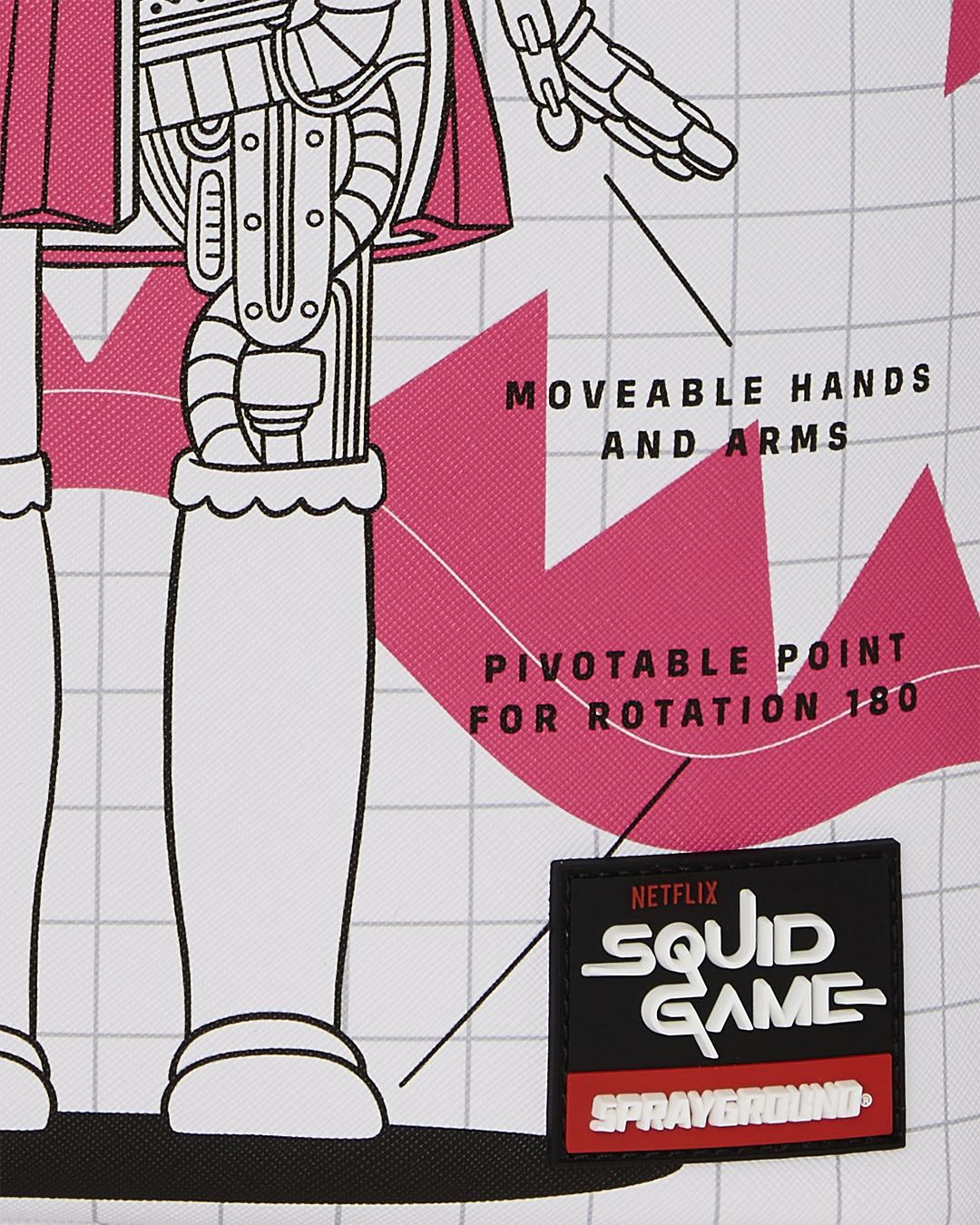 SPRAYGROUND® BACKPACK SQUID GAME ROBOT GIRL DLXSV BACKPACK