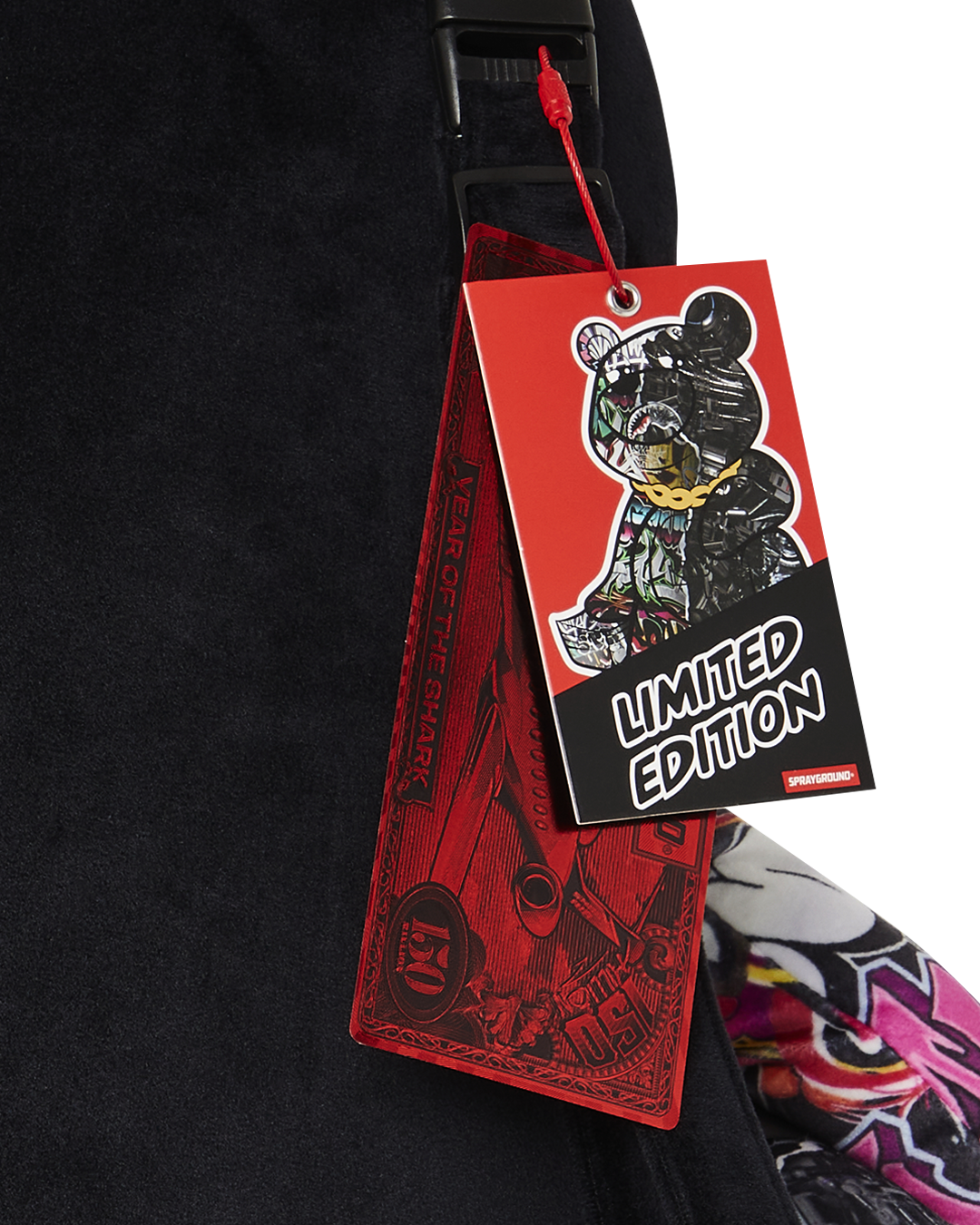 SPRAYGROUND® BACKPACK NEW CITY ANDROID MONEYBEAR TEDDYBEAR BACKPACK